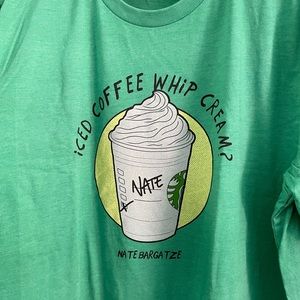 Nate Bargatze Iced Coffee T-Shirt XXL